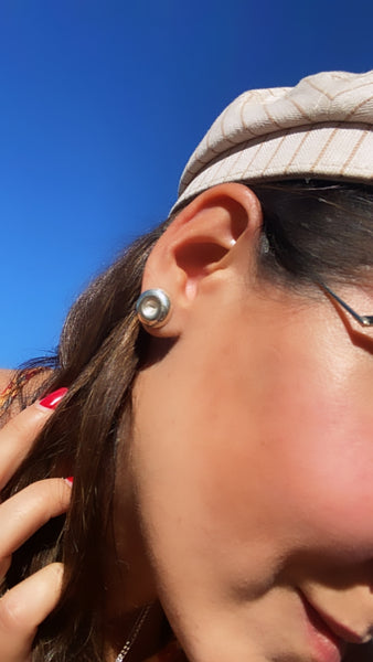 Mini donut earrings