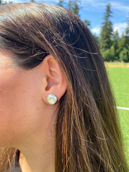 Mini donut earrings